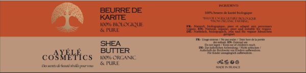 BEURRE DE KARITE 100% BIO ET VEGAN - 100 ml – Image 2